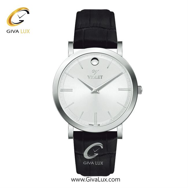 ساعت مچی اورجینال مردانه ویولت VIOLET نقره ای | مشکی| نقره ای| کد رفرنس 0631